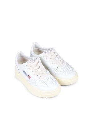 sneakers in pelle bianco AUTRY KIDS | A300KULKFF15WHTWHT